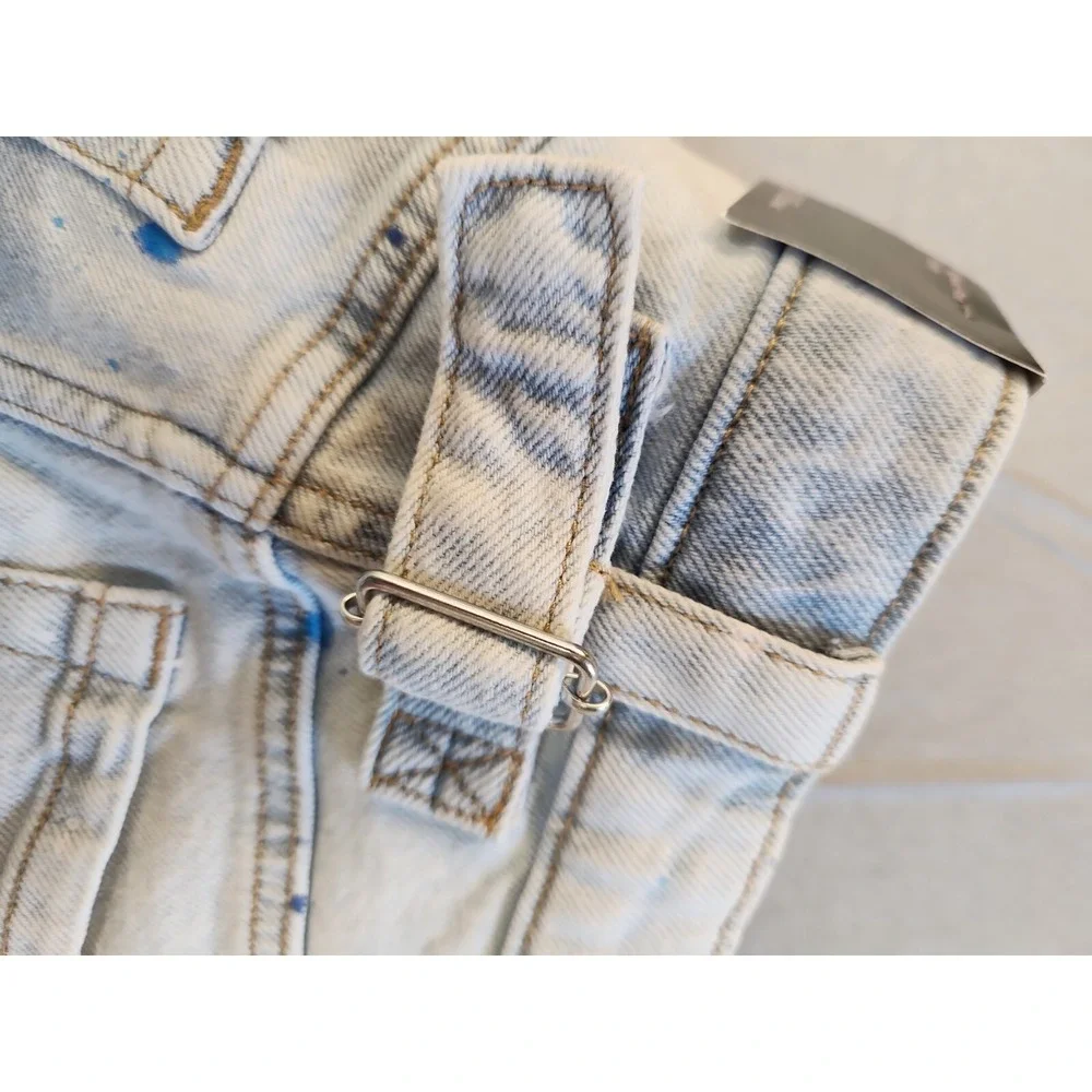 Wild Fable Women's High-Rise‎ Distressed Jean Shorts  Light Wash Blue 8 New - Picture 6 of 6